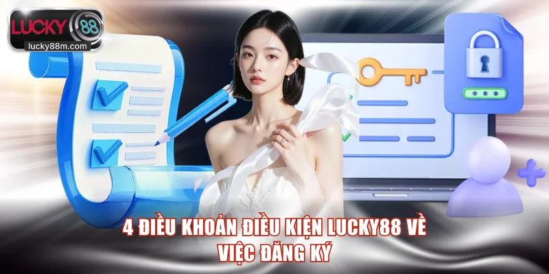 4 điều khoản điều kiện Lucky88 về việc đăng ký