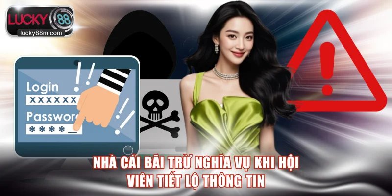 Nhà cái bãi trừ nghĩa vụ khi hội viên tiết lộ thông tin